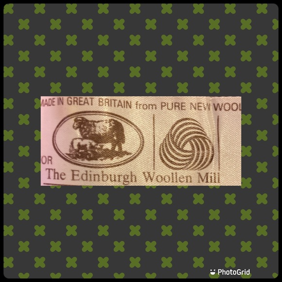 🏁Vintage Edinburgh Woolen Mill Great Britain plaid skirt small - Picture 3 of 11